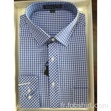 Chemise business teinte en fil